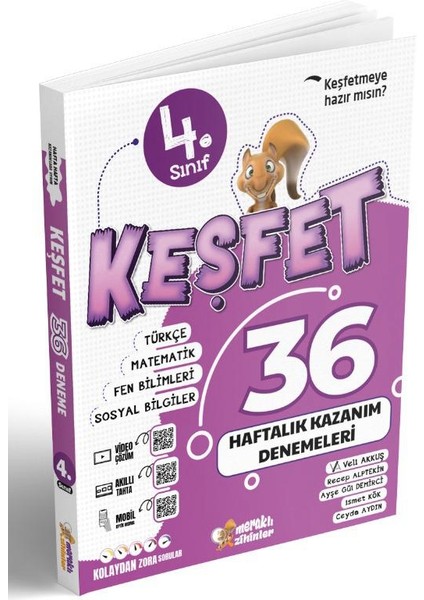 Yayıncılık 4. Sınıf 36 Haftalık Kazanım Denemeleri