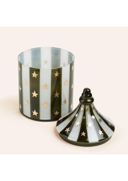 Aravalı Cam Dekoratif Kase 13X13X24 cm Yeşil modelleri