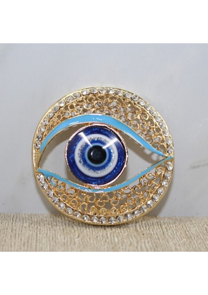 Swarovski Taşlı Göz Tasarımlı Magnet