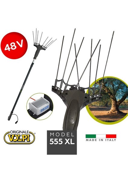 Volpi Olytech 555XL - Zeytin Hasat Makinesi (48 Volt)