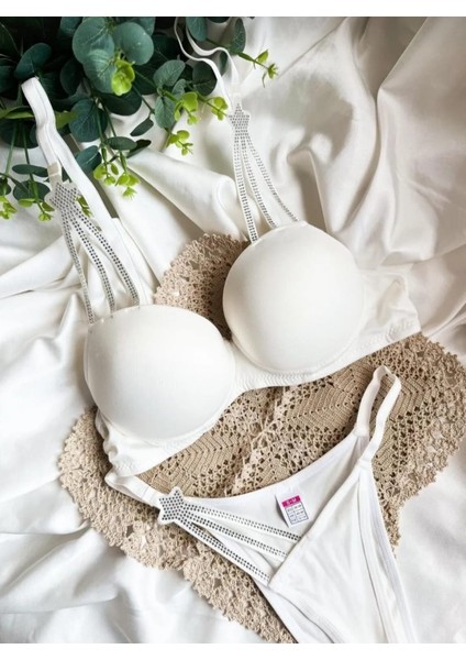 Yıldız Model Dolgulu Sütyen ve Külot Takımı - Bralet Seti fiyatları