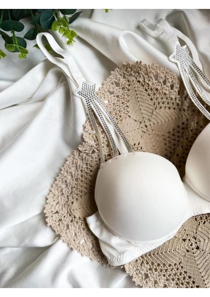 Yıldız Model Dolgulu Sütyen ve Külot Takımı - Bralet Seti indirimleri