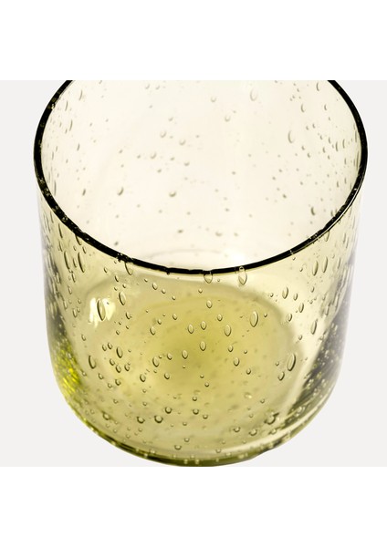 Loess Cam Su Bardağı 320 ml Yeşil