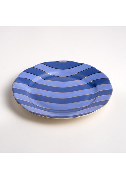Emet Porselen Pasta Tabağı 20X20X2.4 cm Mavi fırsatları
