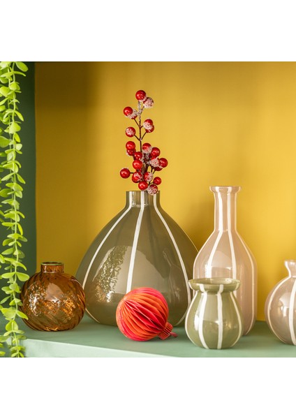 Aravalı Cam Dekoratif Obje 21X20X20 cm Yeşil