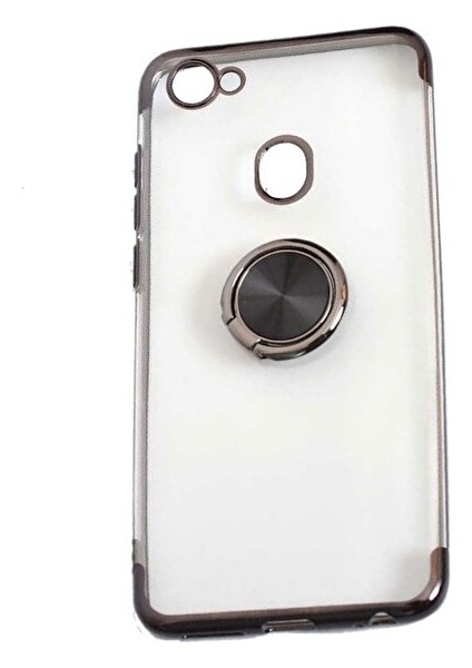 Casper Via G3 Uyumlu Kılıf Kenarları Renkli Yüzüklü Standlı Gesse Godivje Silikon Kapak