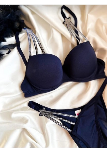Yıldız Model Dolgulu Sütyen ve Külot Takımı - Bralet Seti fırsatları
