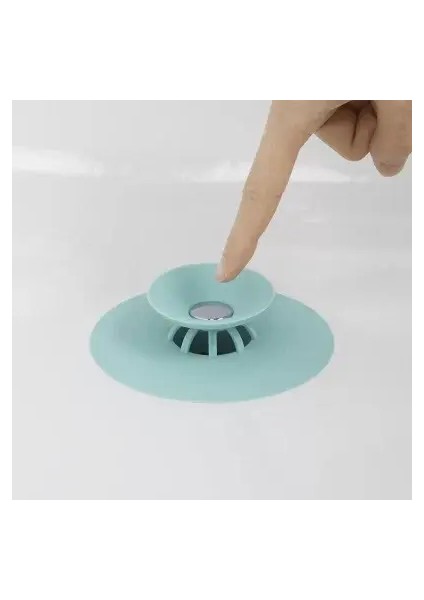 Vakumlu Lavabo Süzgeci - Tahliye ve Durdurma Süzgeci