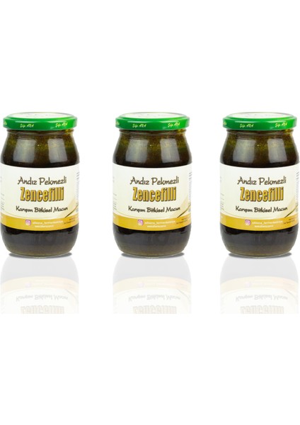 3 Adet Zencefilli Andız Pekmezli Macun (3X430 Gr.)