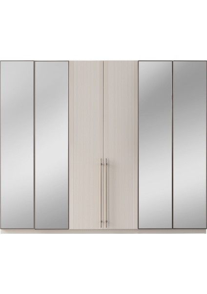 Ayışığı 6 Kapılı Gardrop