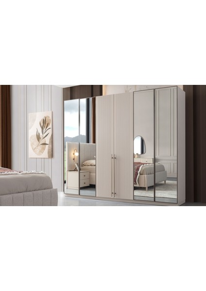 Ayışığı 6 Kapılı Gardrop fiyatları