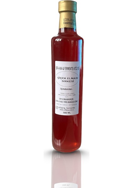 Çiçek Elması (Yabani Elma) Sirkesi 500 ml