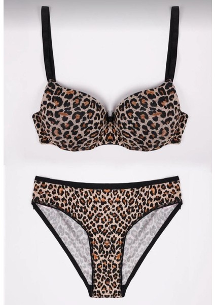 Dolgulu Sütyen ve Külot Takımı - Bralet Seti