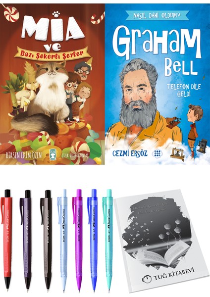 Mia ve Bazı Şekerli Şeyler ve Graham Bell Telefon Dile Geldi + Hediyeli