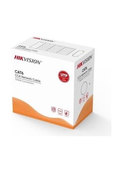 23AWG Gri 305M CCA Cat6 Network Kablo Yüksek Hız ve Dayanıklı Tasarım ile Uyumlu