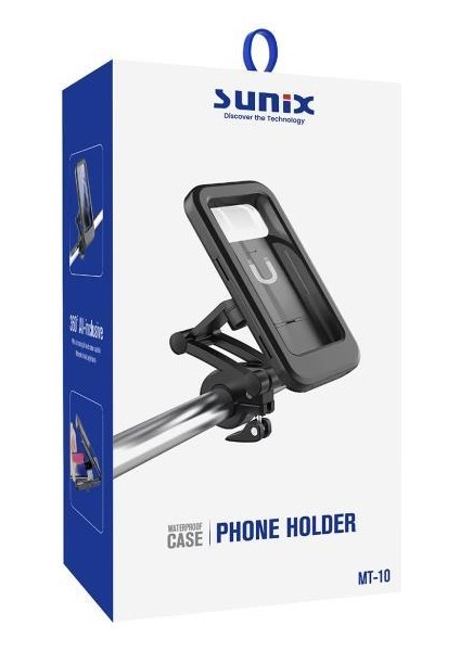 Motor ve Bisiklet Uyumlu Su Geçirmez Telefon Tutucu Mt-10