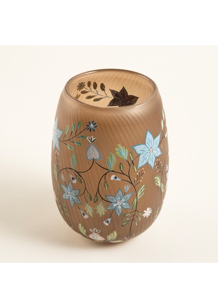 Aravalı Cam Dekoratif Kase 12.5X12.5X17.5 cm Renkli fırsatları