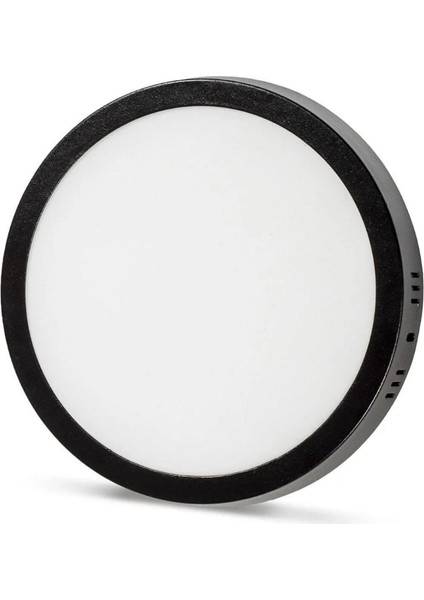 24W Sıva Üstü Yuvarlak 28.5 cm Siyah Kasa LED Panel YL14-2400-S, YL14-2401-S Beyaz