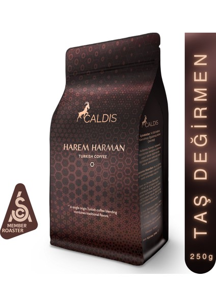 Harem Harman™ 250 gr Türk Kahvesi (Günlük Taze Kavrum & Taze Öğütüm)