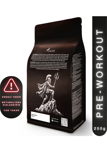 Ares Adrenalin™ 250 gr Yüksek Kafeinli Pre-Workout Sporcu Kahvesi