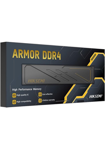 Armor Ddr4 3600MHZ 8gb HSC408U36D2 Siyah Pc Ram