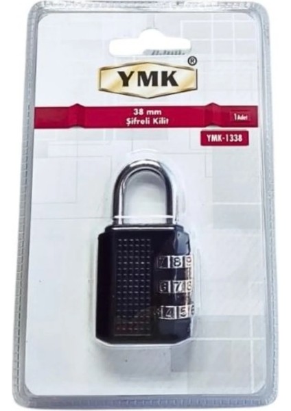 Şifreli Asma Kilit 38 mm YMK-1338