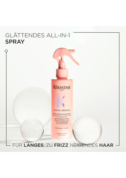 Gloss Absolu Anti-Frizz Glaze Yeni Süt 190 ml