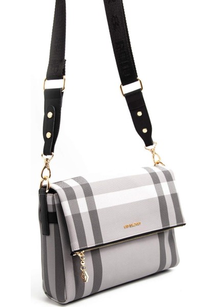 Tek Bölmeli Kadın Çapraz Çanta 963 MK84 45422 Gri Mat Siyah fiyatları