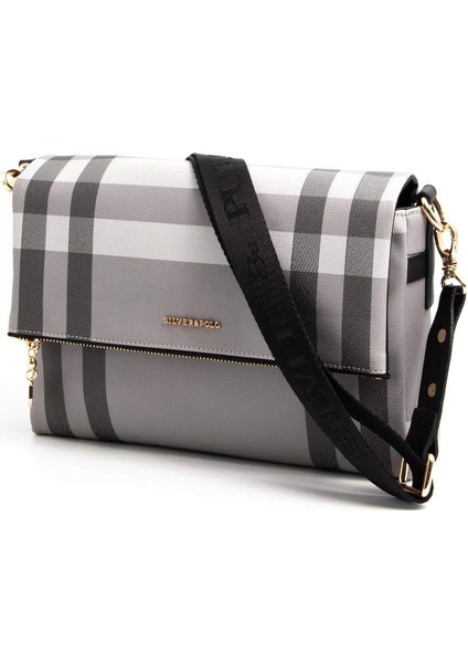 Tek Bölmeli Kadın Çapraz Çanta 963 MK84 45422 Gri Mat Siyah indirimleri