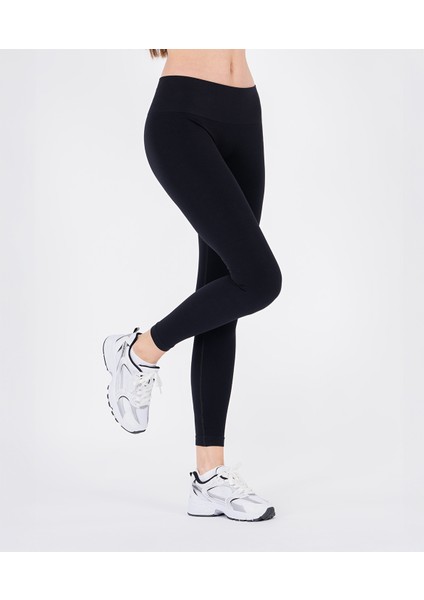 Flow Kısa Kol Crop Top & Core Basic Tayt Takım