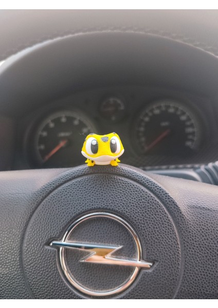 Sevimli Leopar Gecko Torpido Süsü Aksesuarı Dikiz Ayna Süsü