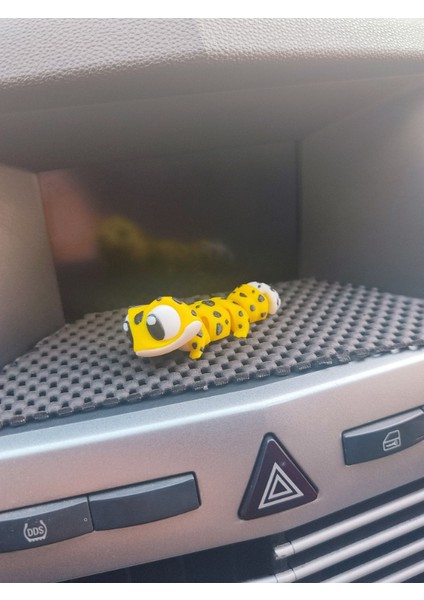 Sevimli Leopar Gecko Torpido Süsü Aksesuarı Dikiz Ayna Süsü
