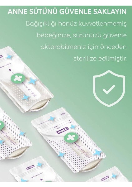 Nessiworld Mochi Anne Sütü Saklama Poşeti 120 Adet