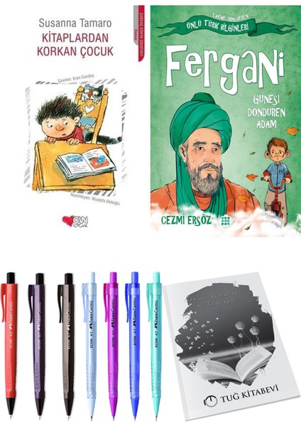 Kitaplardan Korkan Çocuk ve Fergani Güneşi Döndüren Adam + Hediyeli