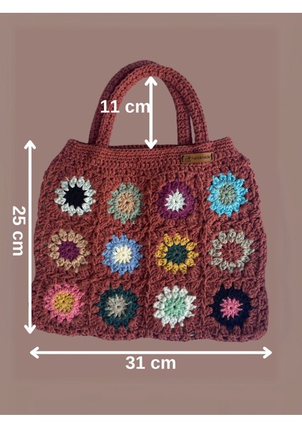 Bordo Motif Desenli El Çantası El Işi Örgü Çanta fiyatları