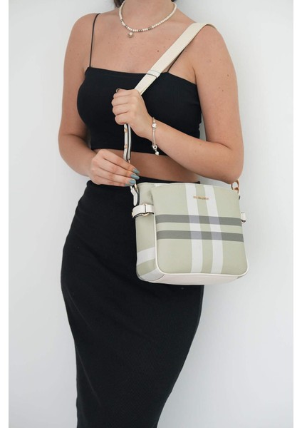 Kadın Çapraz Çanta 884 MK83 45011 A.yeşil Mat Kemik