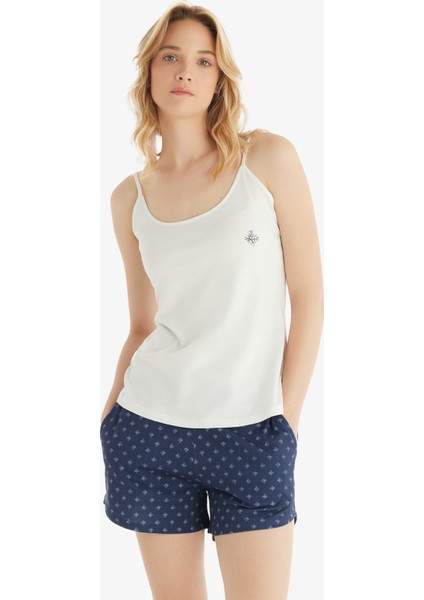 Kadın Pijama Takımı 51840 - Krem fiyatları