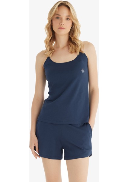 Kadın Pijama Takımı 51841 - Lacivert