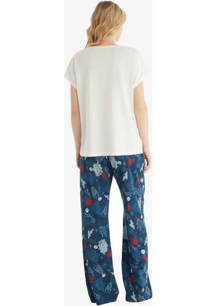 Kadın Pijama Takımı 51850 - Krem fiyatları