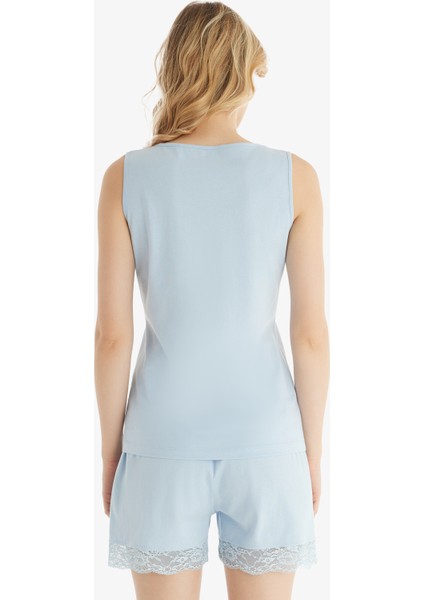 Kadın Pijama Takımı 51847 - Mavi fiyatları