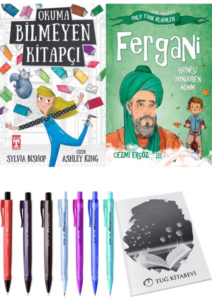 Okuma Bilmeyen Kitapçı ve Fergani Güneşi Döndüren Adam + Hediyeli