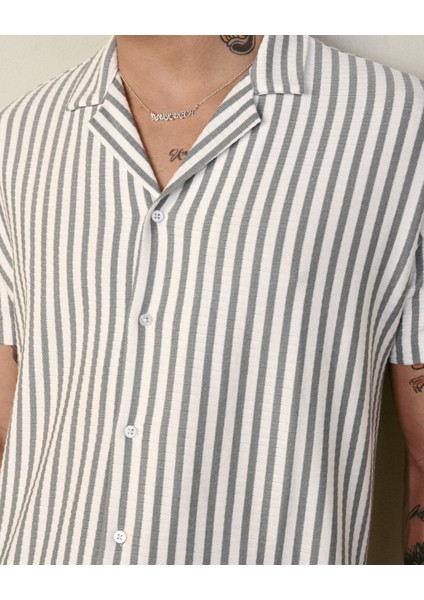 Çizgili Erkek Gömlek