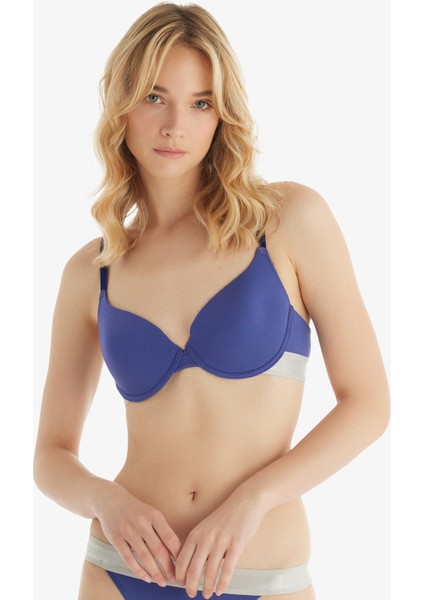 Kadın Push-Up Sütyen 51822 - Mavi