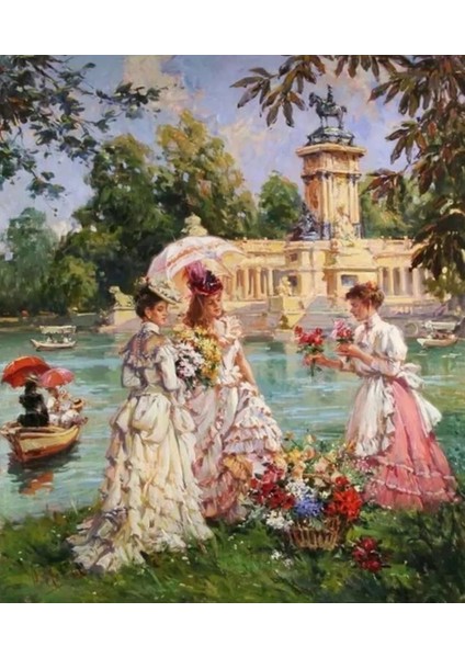 Hı Stone 5d Elmas Boncuk Taş Işleme Mozaik Goblen Kit 50X40CM GC89260