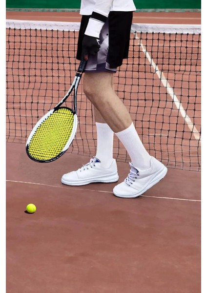 12 Çift Düz Beyaz Renk Unisex Tenis Çorap fiyatları