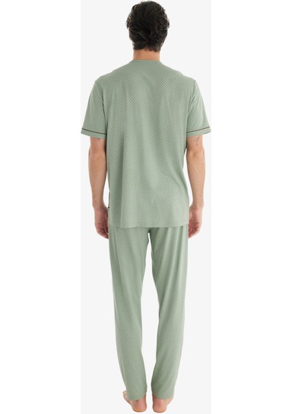 Erkek Pijama Takımı 40704 - Yeşil fiyatları