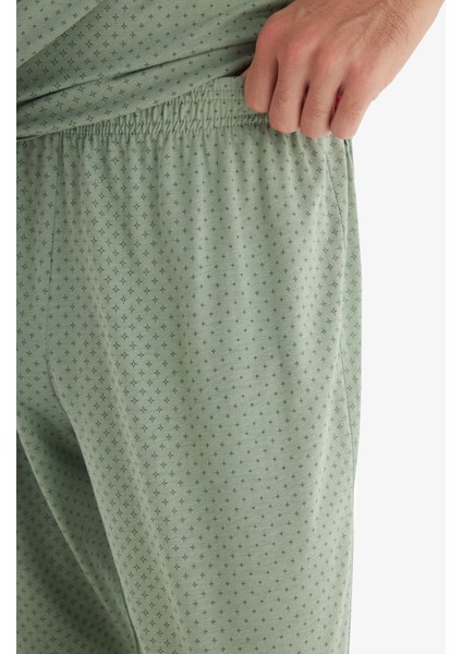 Erkek Pijama Takımı 40704 - Yeşil indirimleri