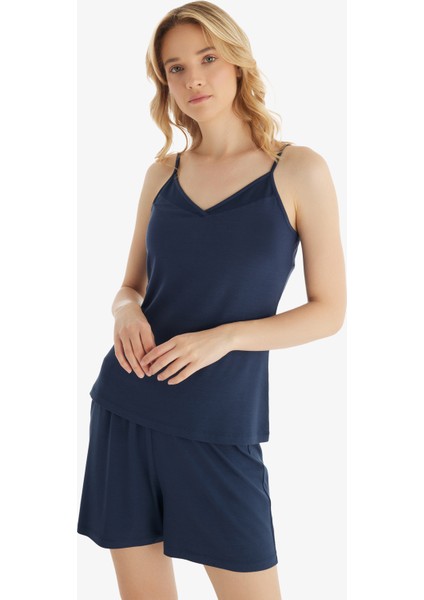 Kadın Pijama Takımı 51838 - Lacivert