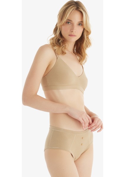 Kadın Slip 51809 - Kahverengi