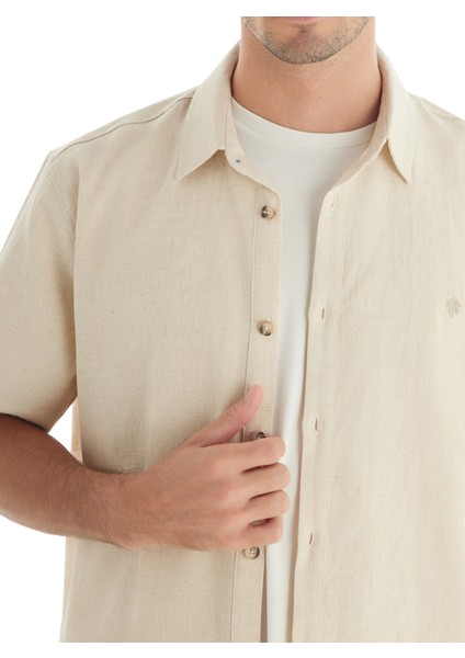 Erkek Gömlek 40738 - Krem modelleri